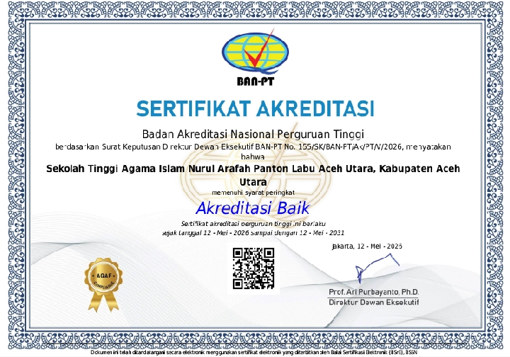 STAI Nurul Arafah Panton Labu Aceh Utara Meraih Akreditasi Baik dari Ban PT screenshot 2026 05 13 22 38 57 76 439a3fec0400f8974d35eed09a31f914
